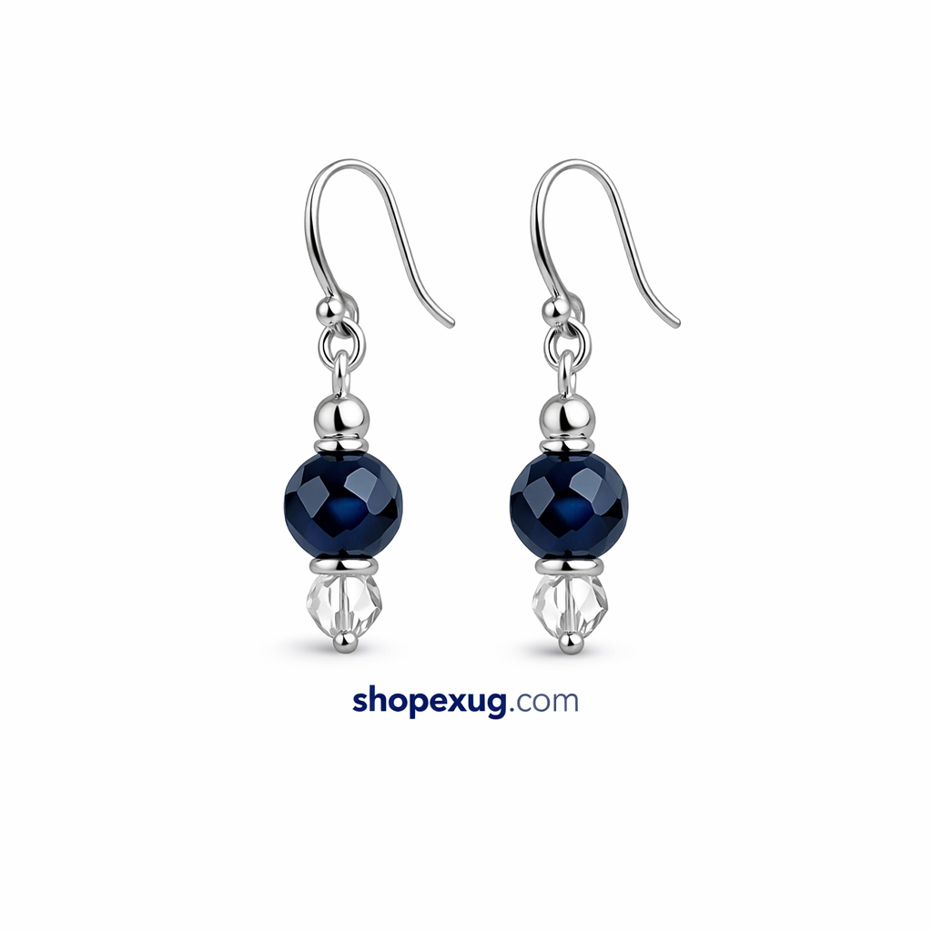 Crystal Wave Ear rings