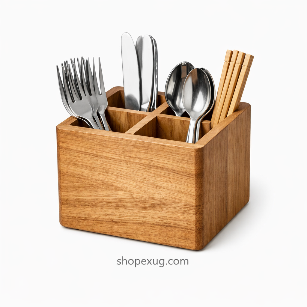 Carven cutlery holder
