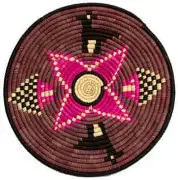 handmade circular wall decor basket