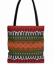 African inspired tote bag