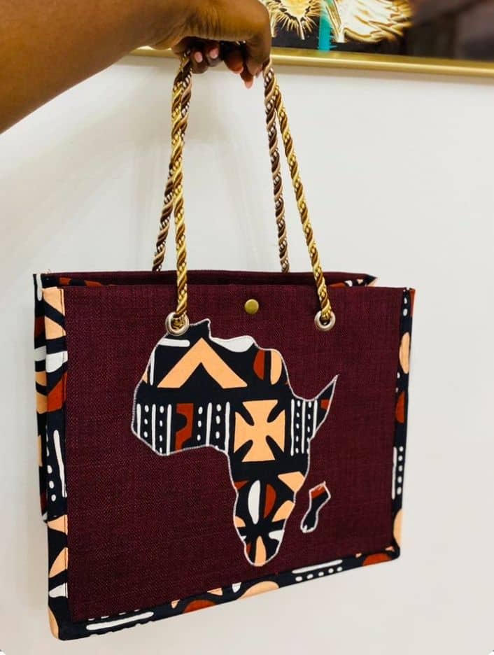 African ethnicity inspired design hand bag